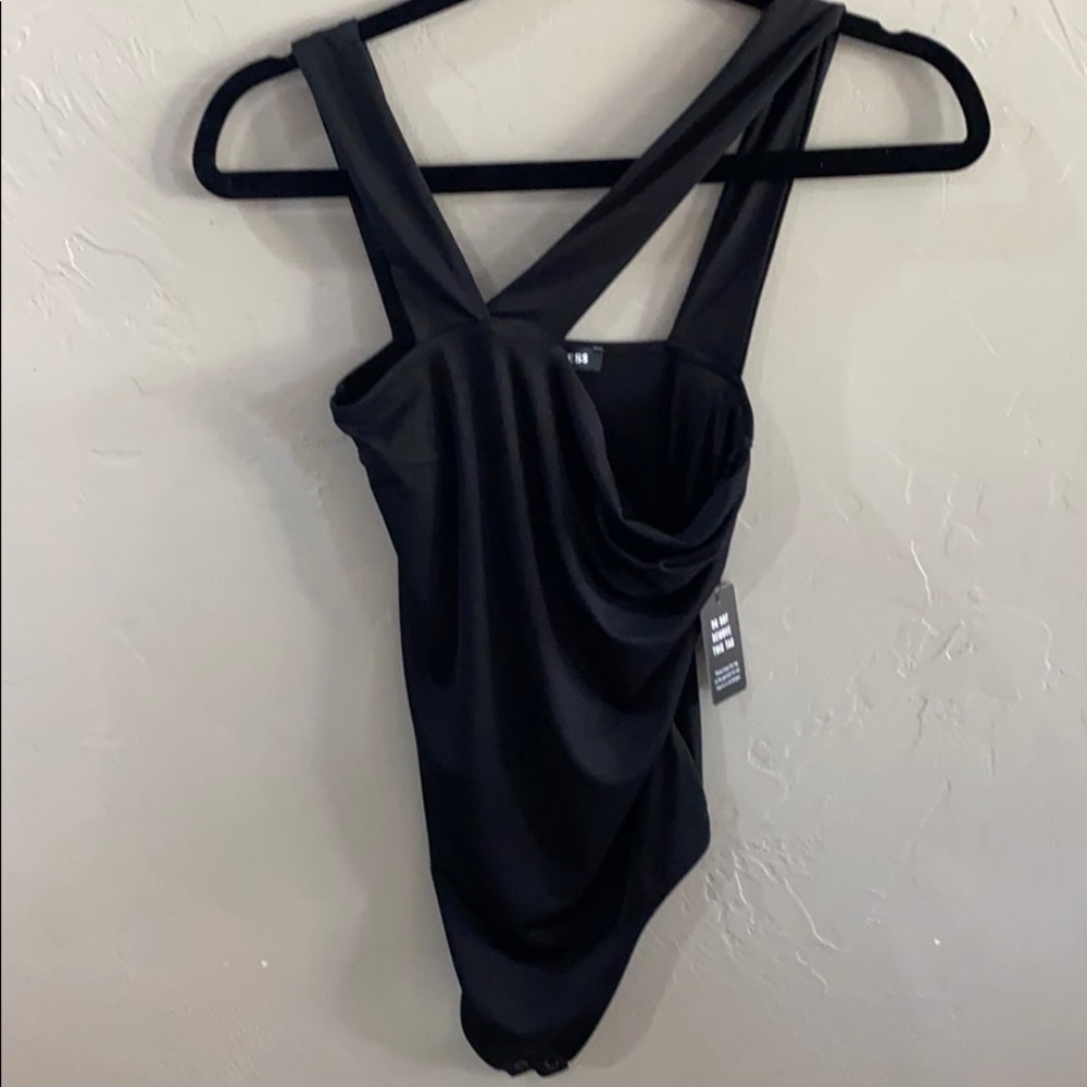 Express asymmetrical bodysuit size XS